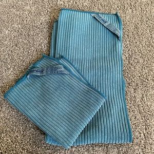 Norwex Blue Kitchen Towel and Kitchen Cloth Matching Set